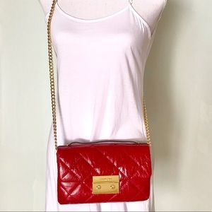 Michael Kors Quilted Leather Crossbody Bag